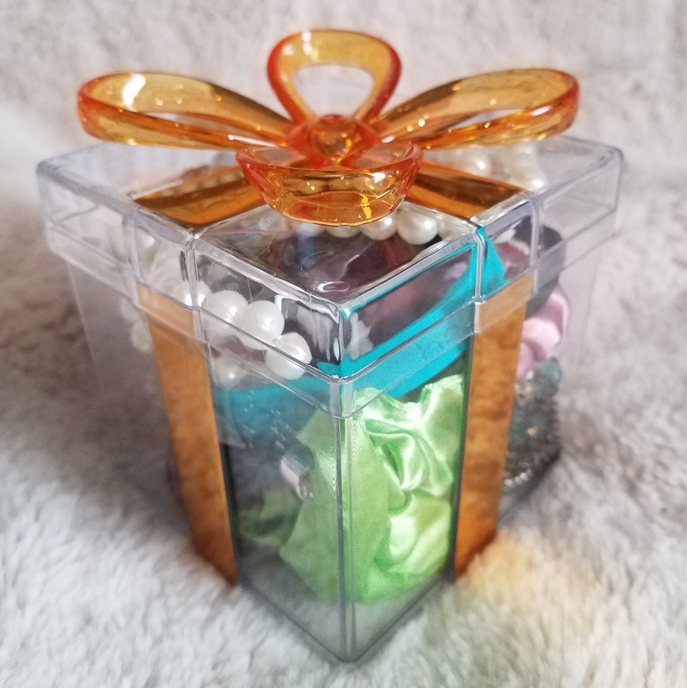 Small costume jewelry grab bag/ mystery box